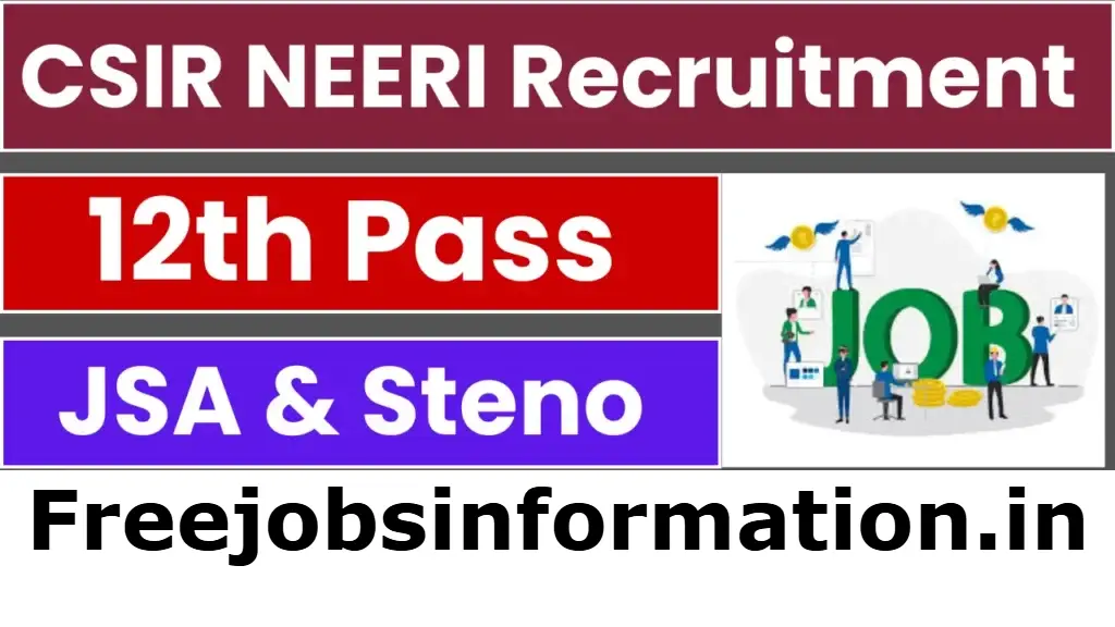 CSIR NEERI Recruitment 2025