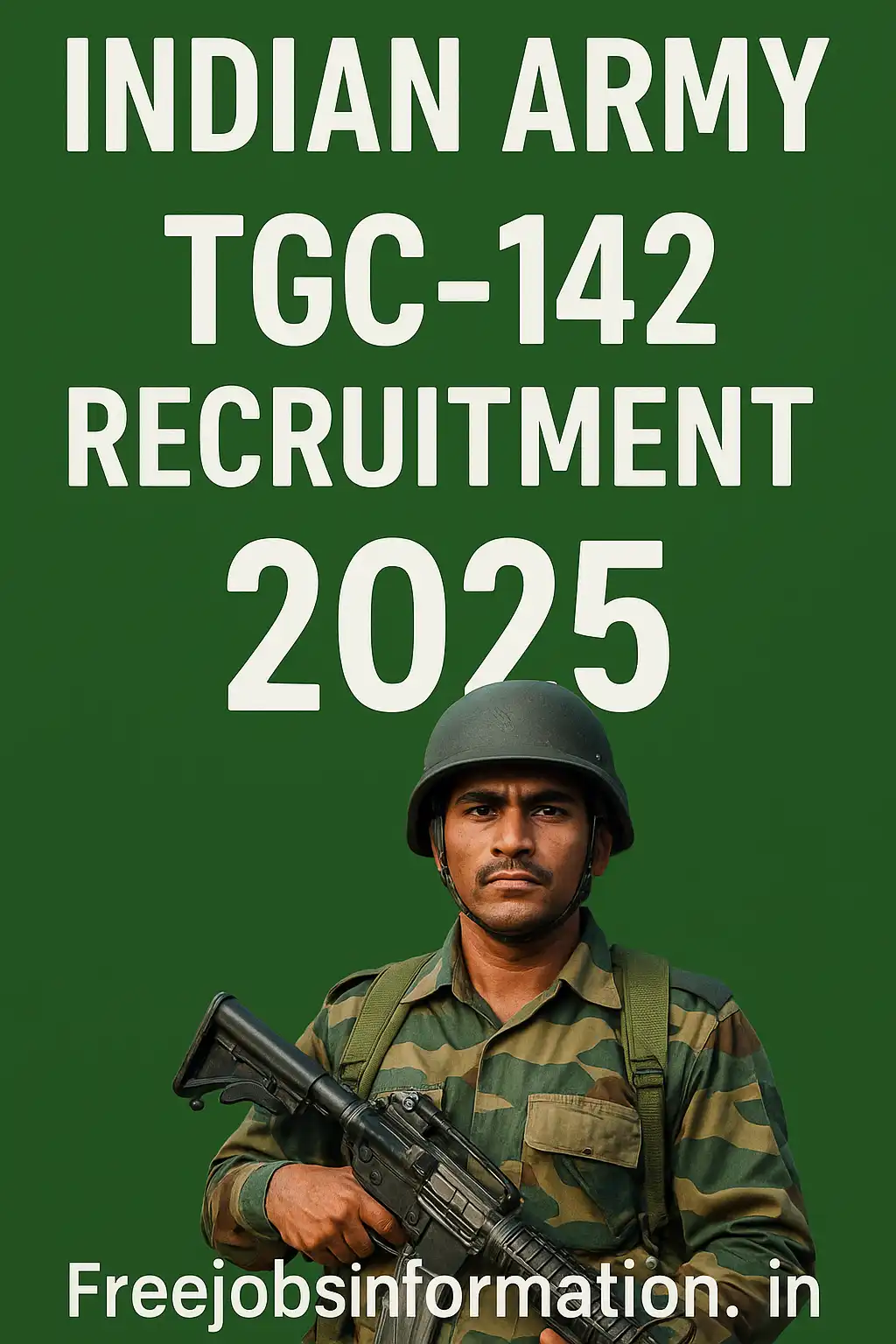 Indian Army TGC-142 Recruitment 2025 Banner