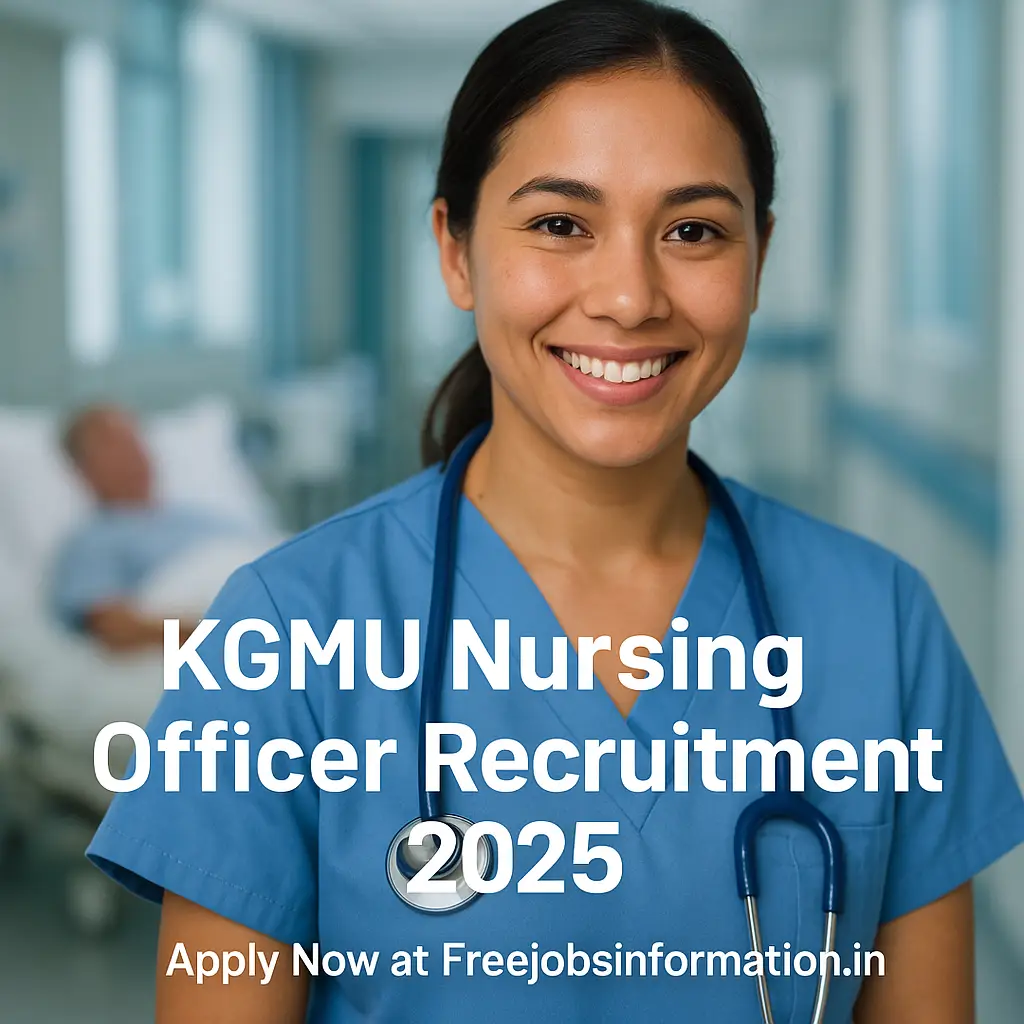 KGMU Nursing Officer Recruitment 2025