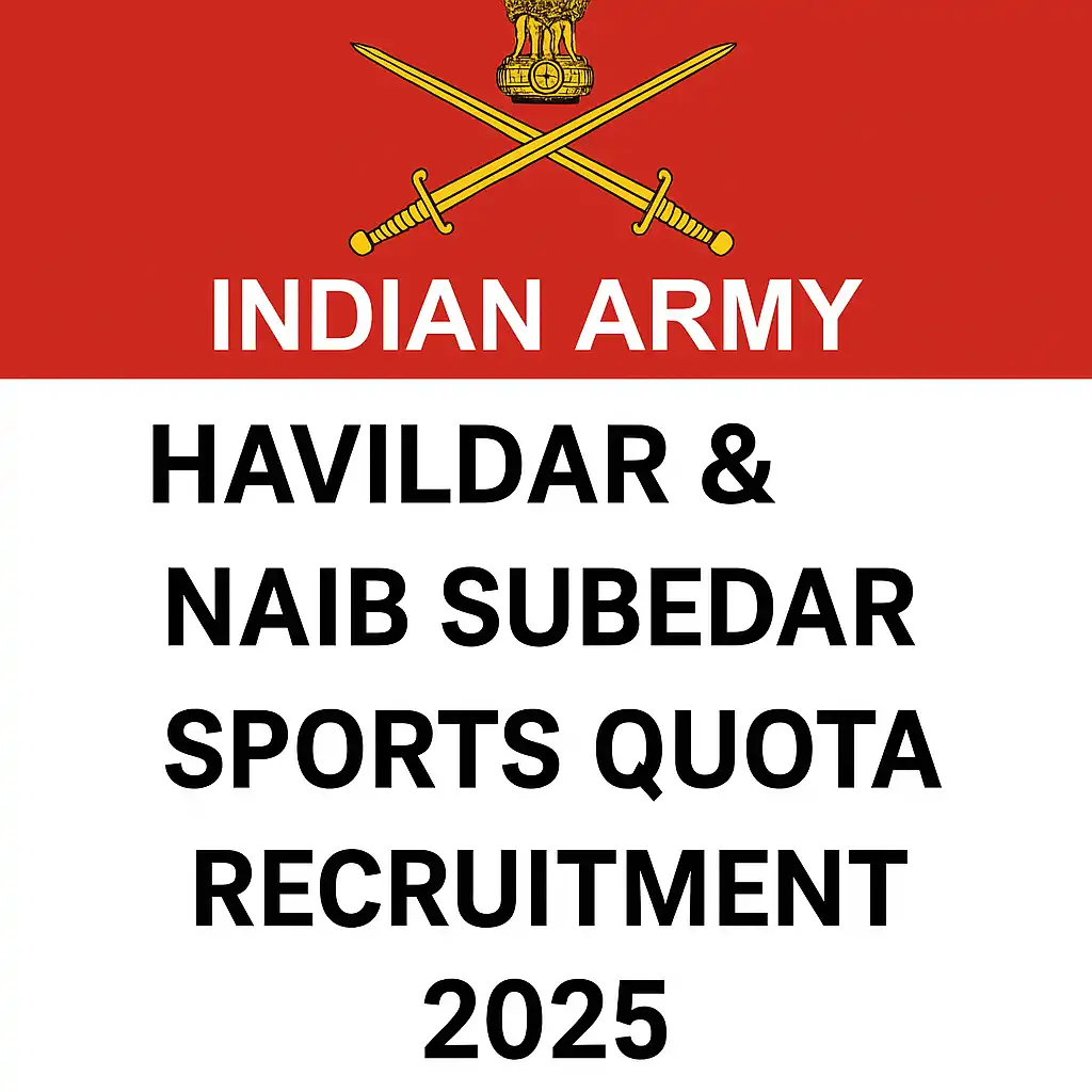 Army Havildar and Naib Subedar Jobs 2025