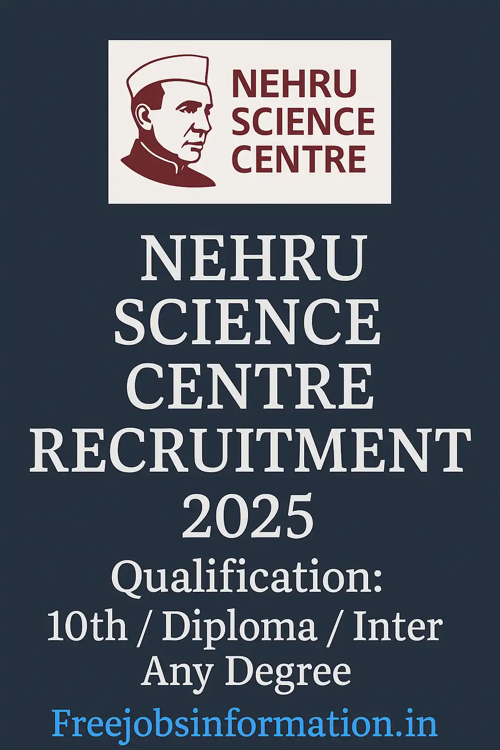 Nehru Science Centre Recruitment 2025 Job Alert