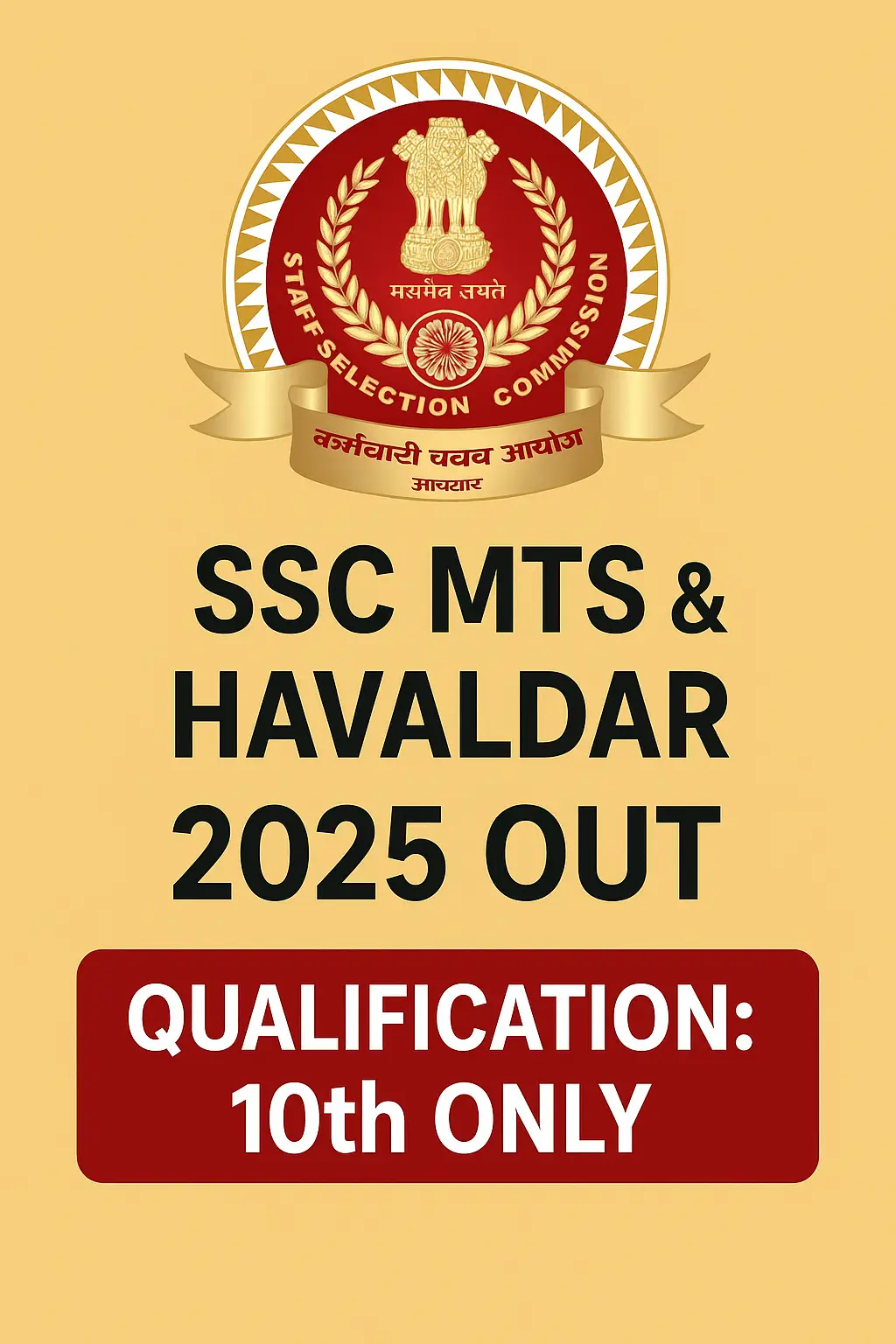 SSC MTS and Havaldar 2025 Recruitment Guide