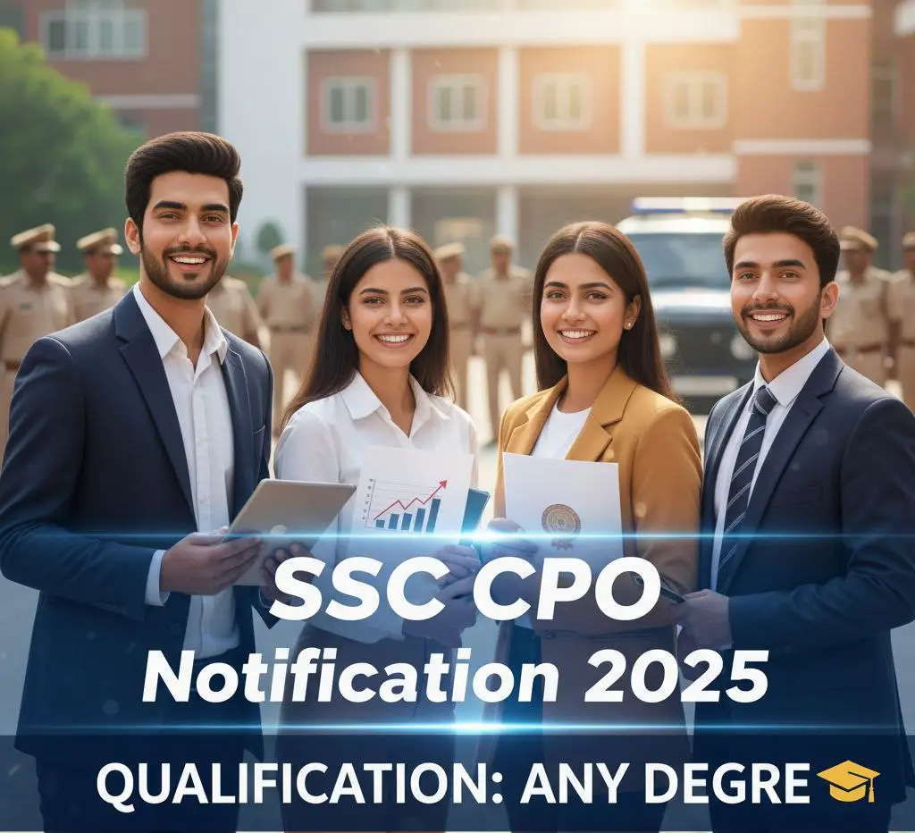 SSC CPO Notification 2025 Telugu Banner