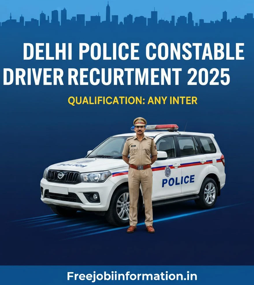 DP Constable Driver Recruitment 2025 Telugu Banner
