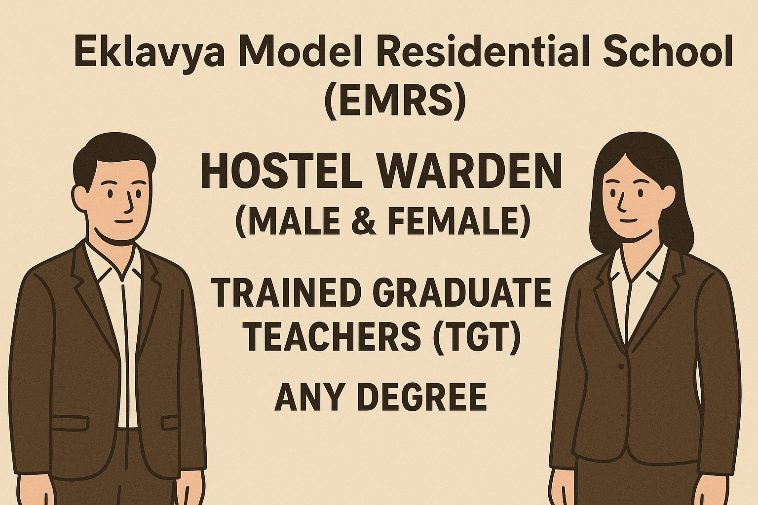 EMRS Recruitment 2025 Telugu Banner