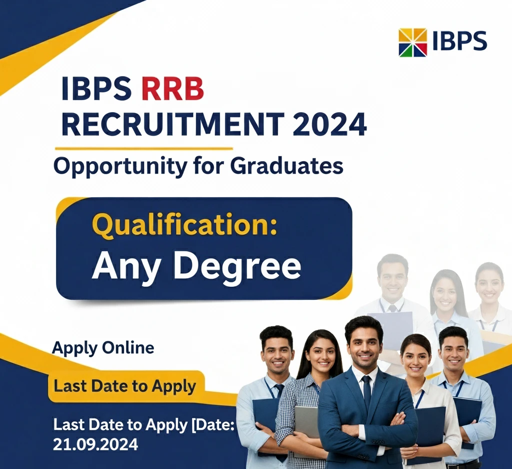 IBPS RRB రిక్రూట్మెంట్ 2025 నోటిఫికేషన్ బ్యానర్
