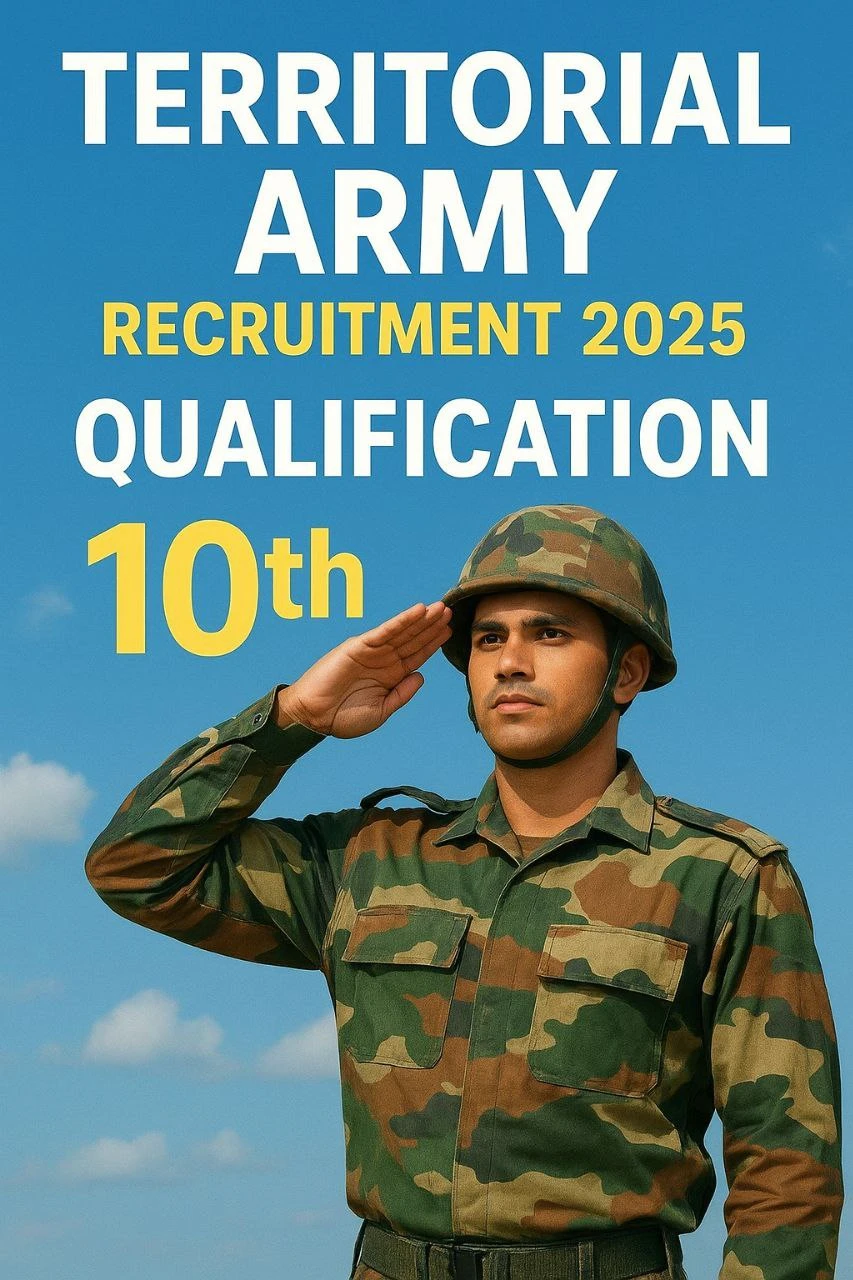 Territorial Army Recruitment 2025