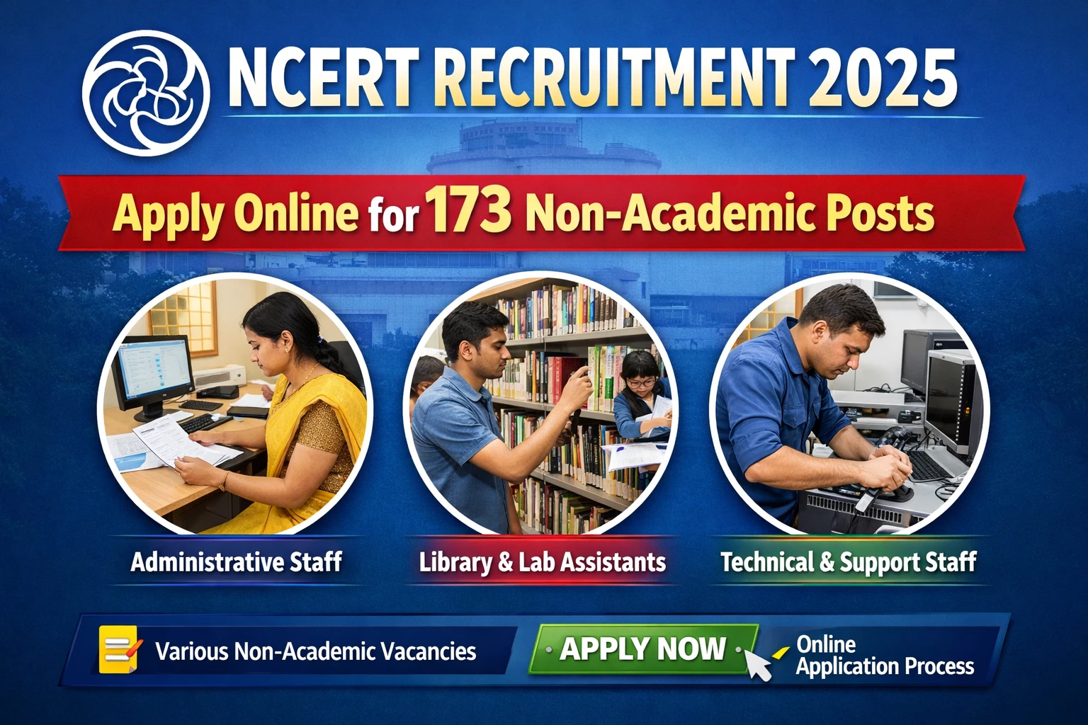 NCERT Recruitment 2025 Notification
