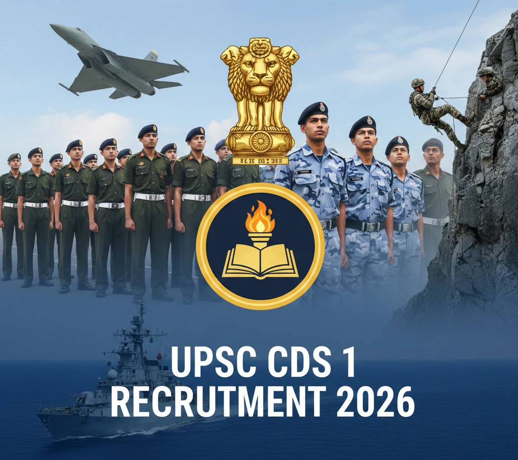 UPSC CDS 1 Recruitment 2026 Notification Banner