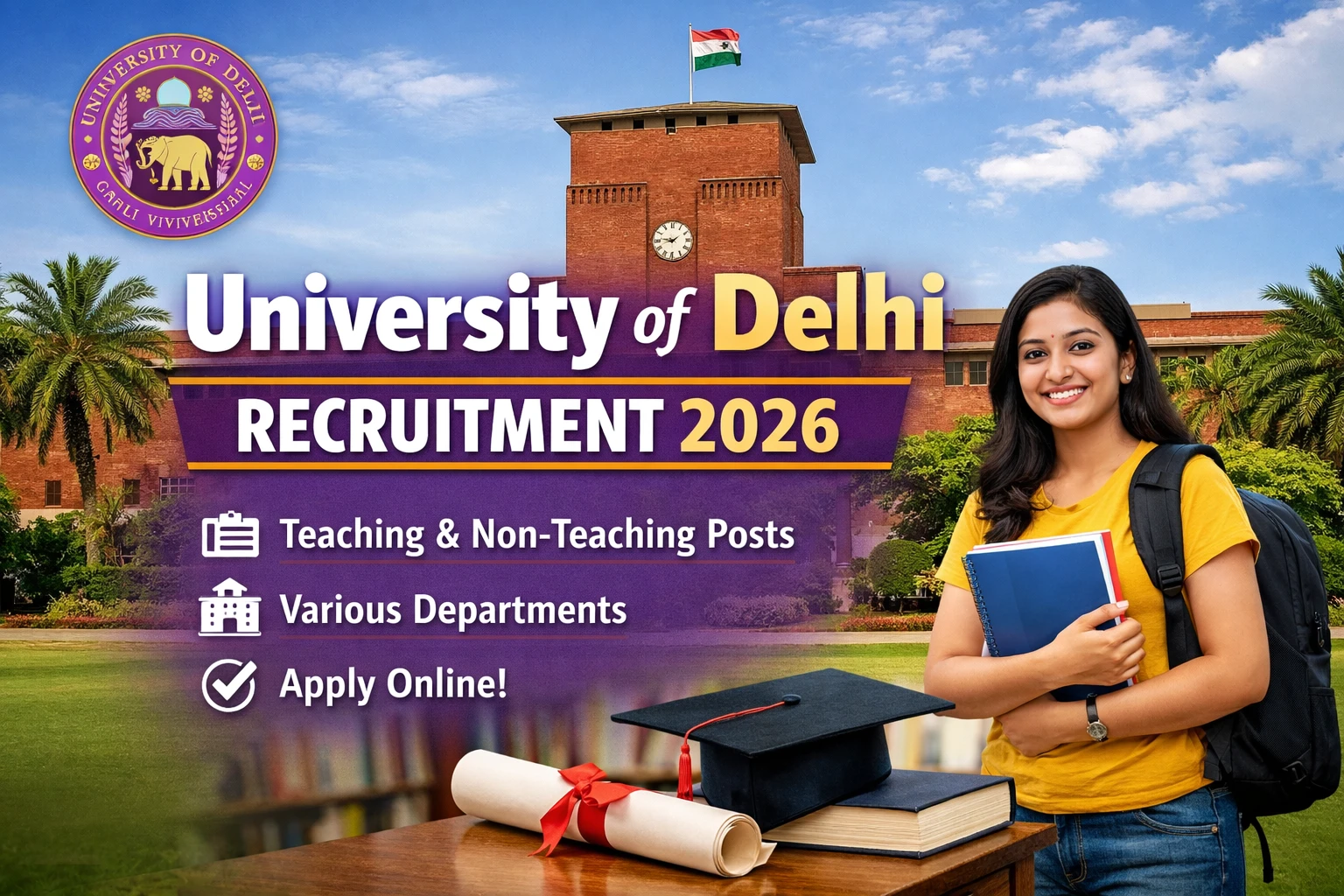 University of Delhi IHE Recruitment 2026