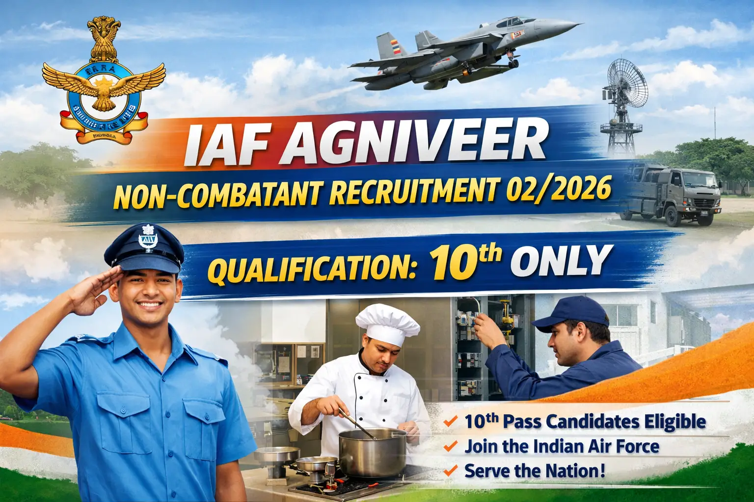 IAF Agniveer Non-Combatant Recruitment 2026
