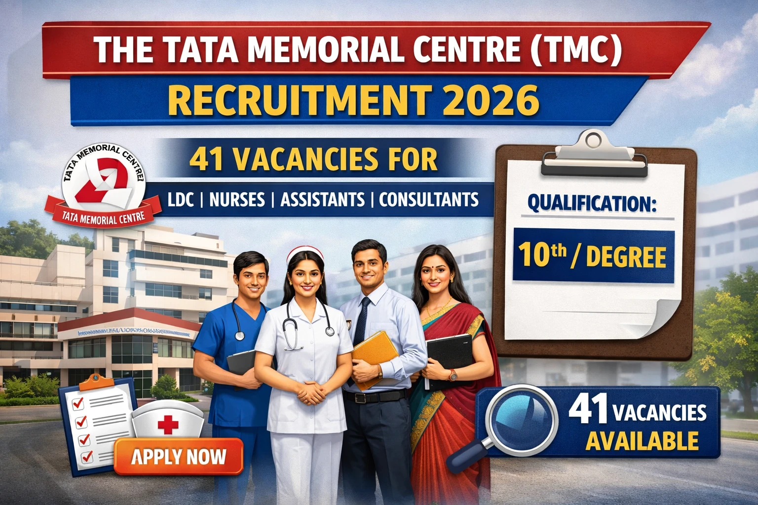 Tata Memorial Centre Recruitment 2026