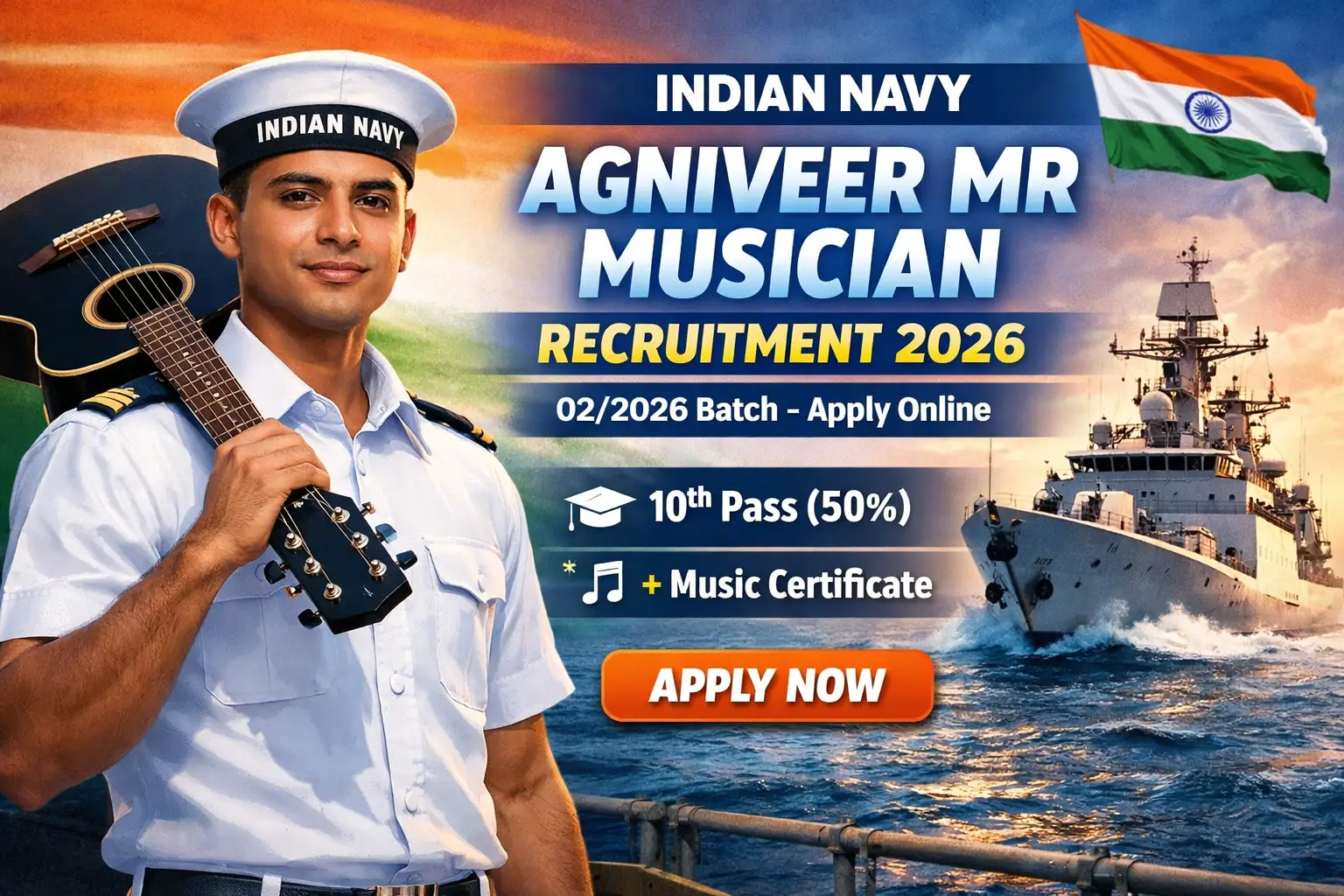 Indian Navy Agniveer MR Musician Recruitment 2026 Details