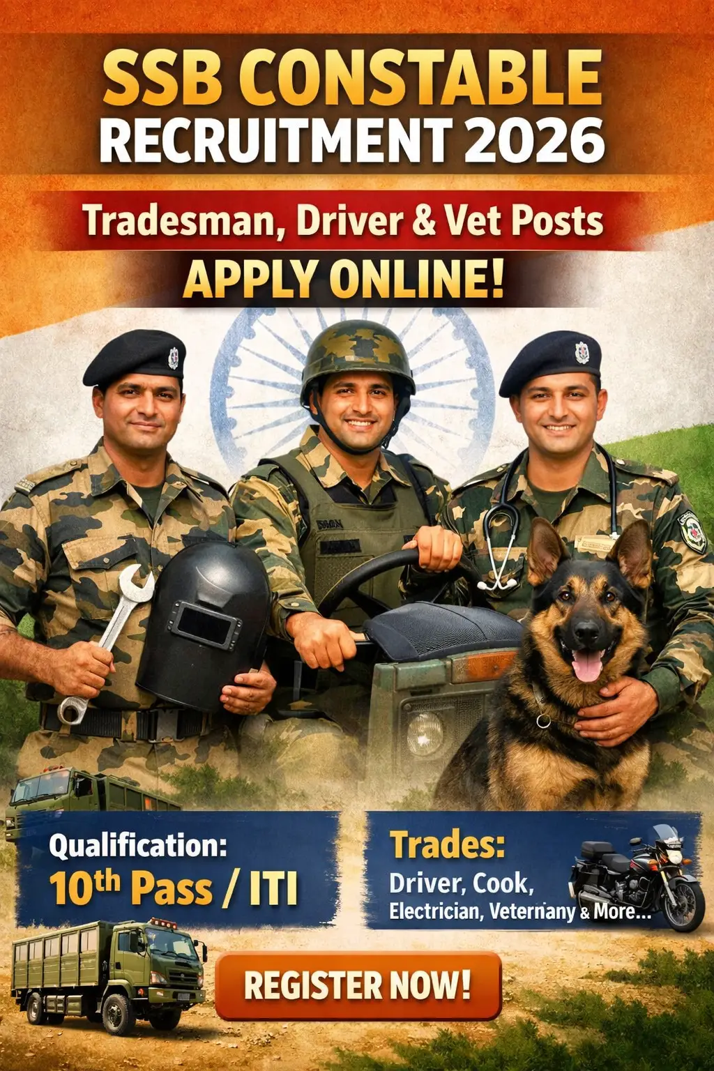 SSB Constable Tradesman Recruitment 2026