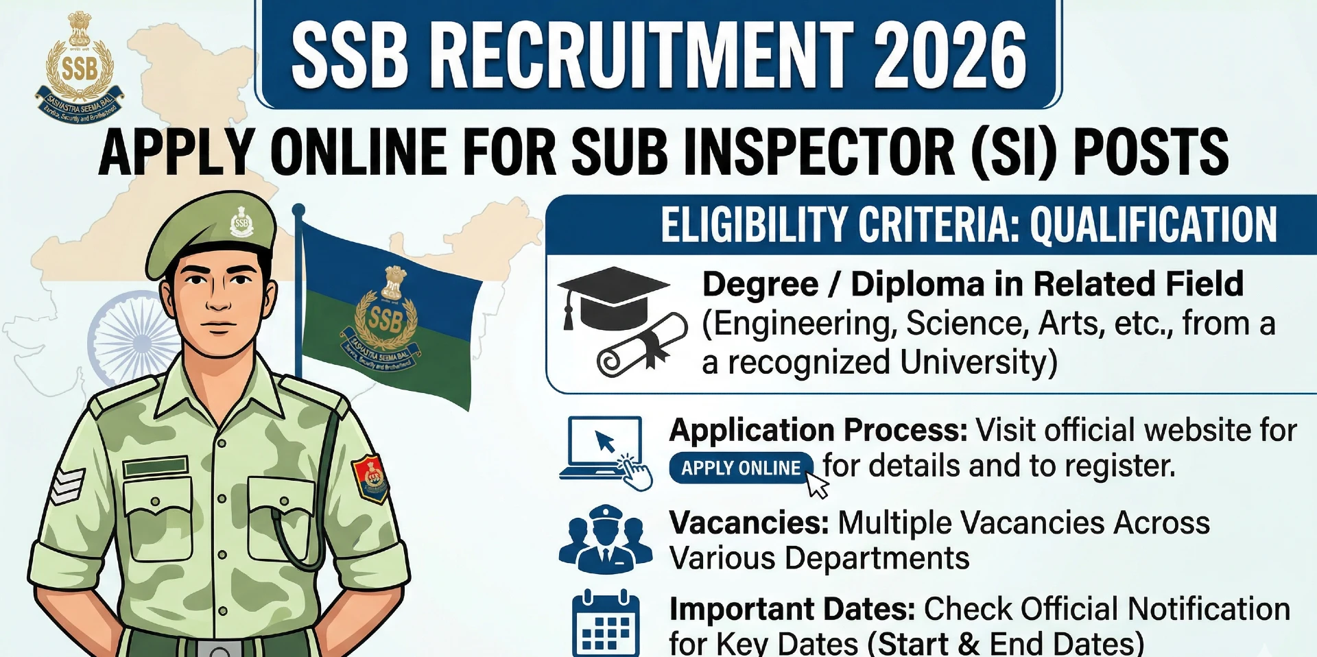 SSB SI Recruitment 2026