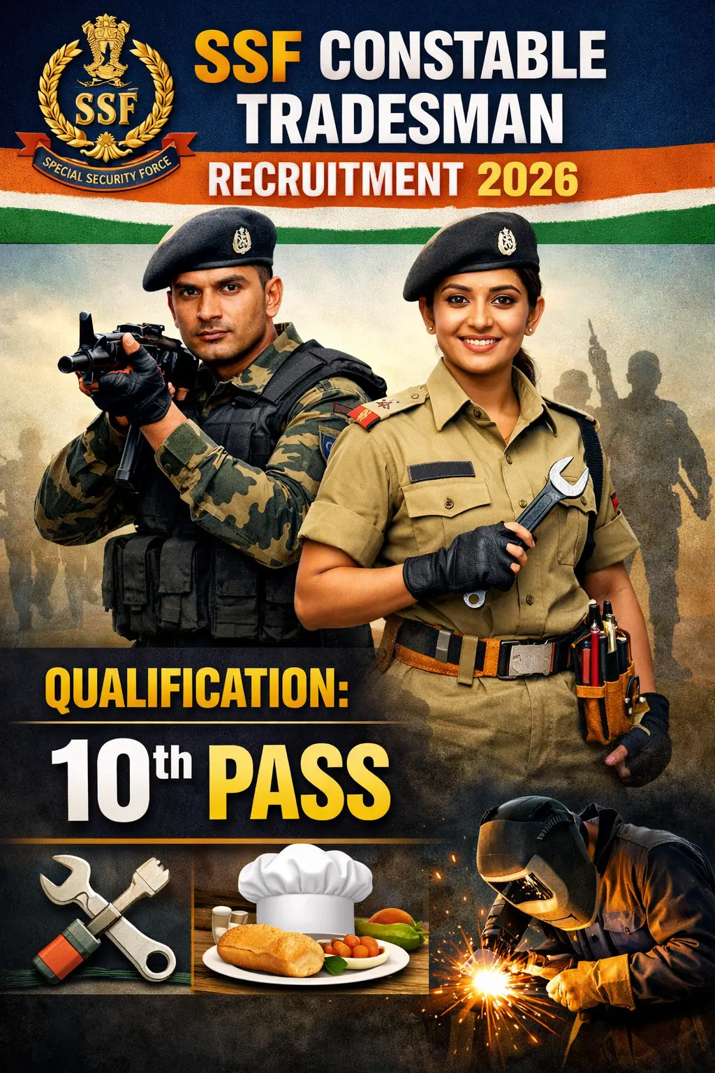 SSF Constable Tradesman Recruitment 2026