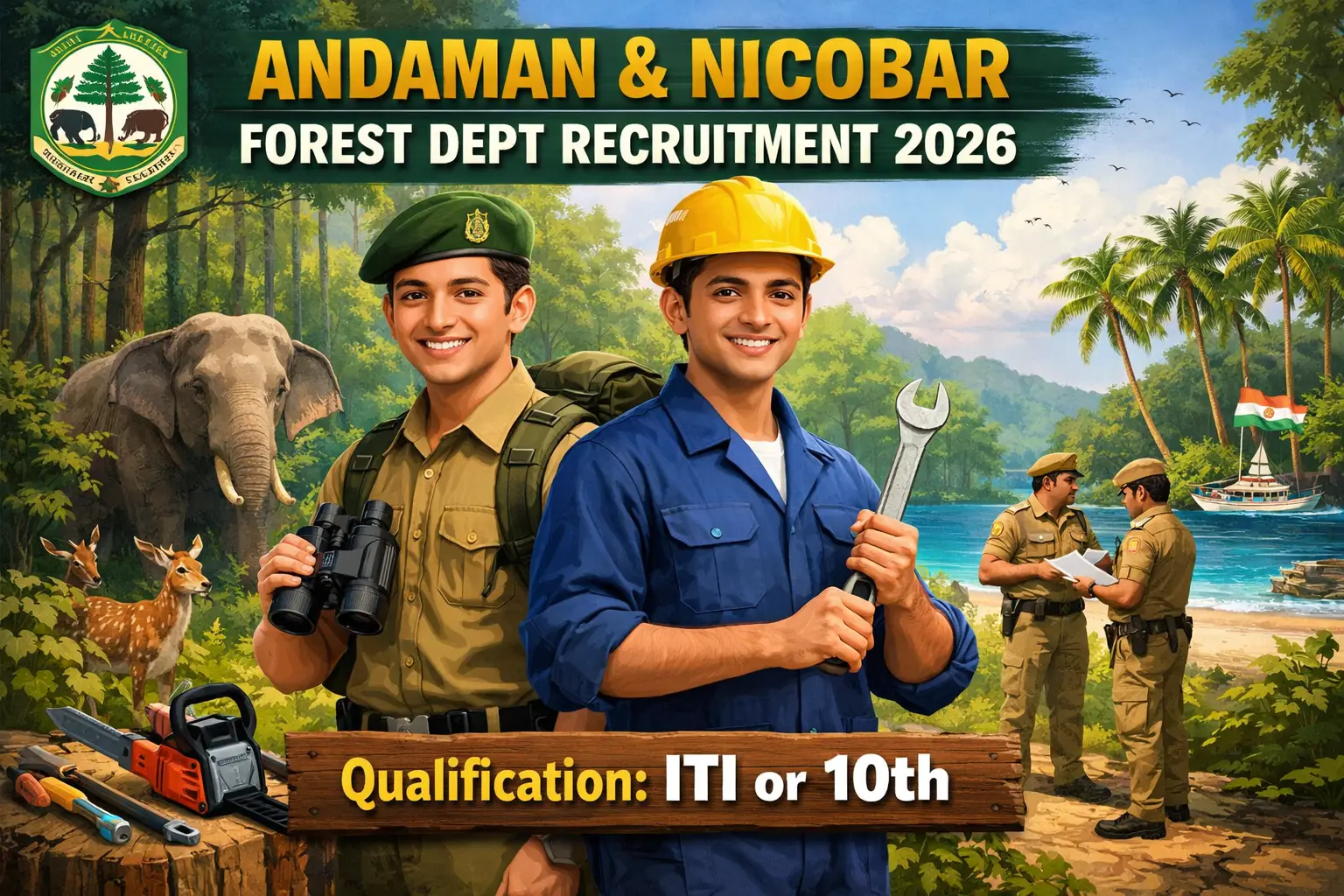 Andaman Nicobar Forest Dept Recruitment 2026