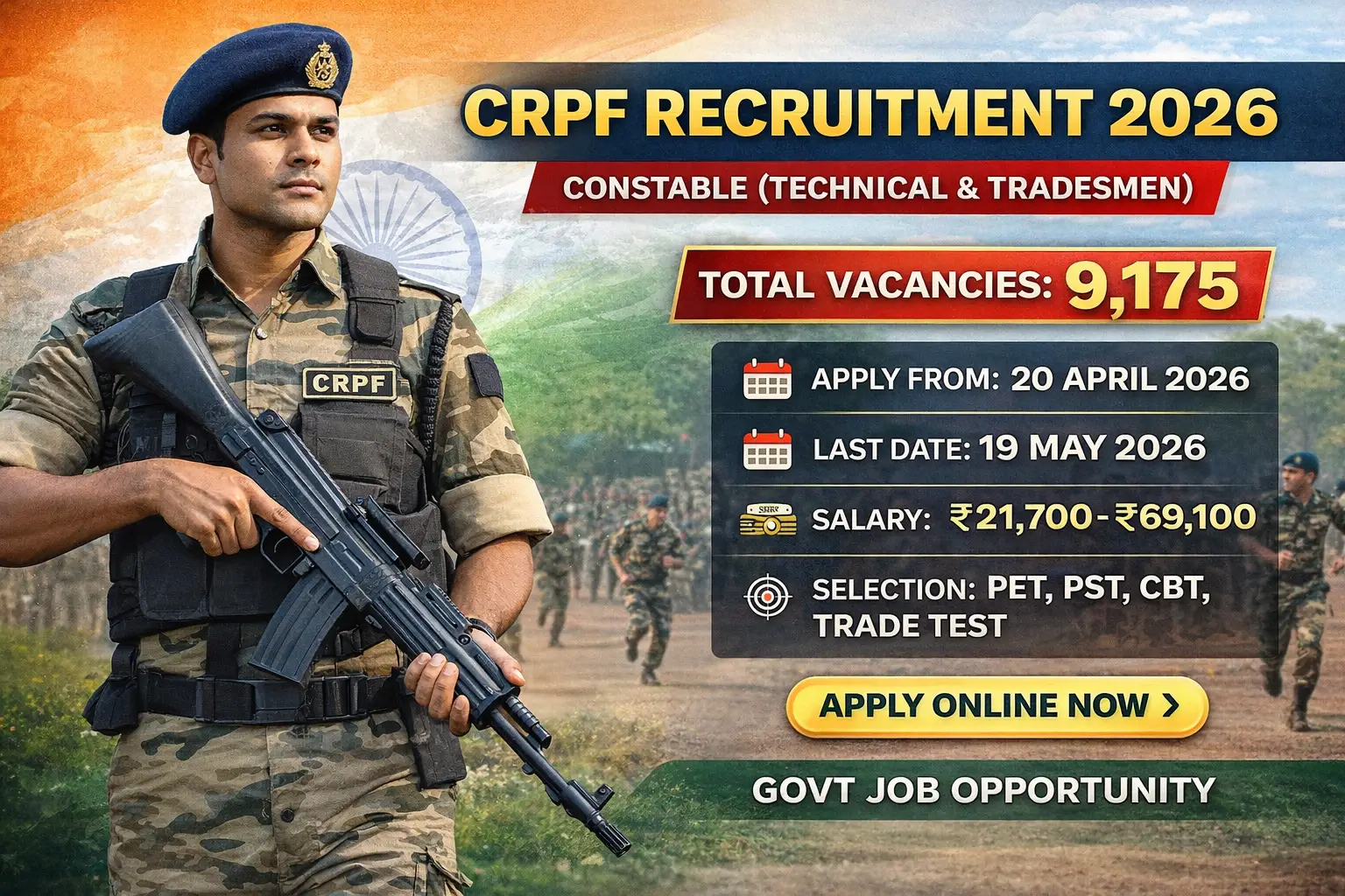 CRPF Constable Recruitment 2026