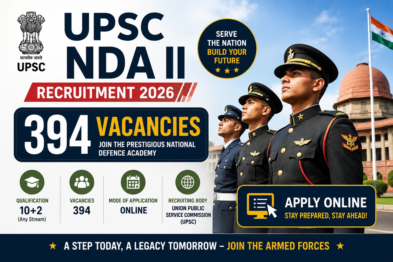 UPSC NDA II Recruitment 2026 Notification Details