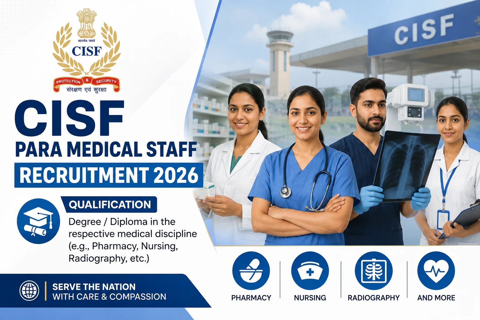 CISF Para Medical Staff Recruitment 2026