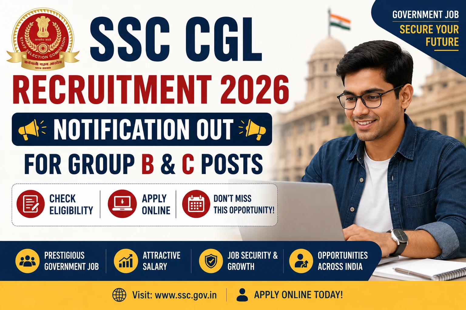 SSC CGL Recruitment 2026