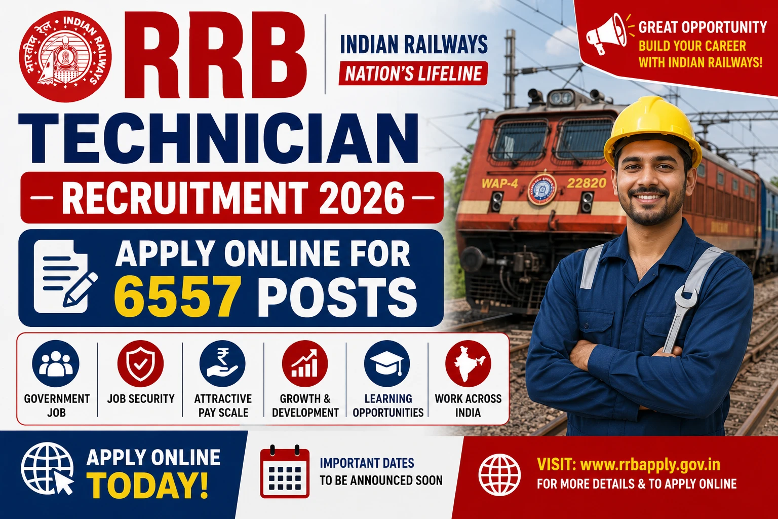 RRB Technician Recruitment 2026