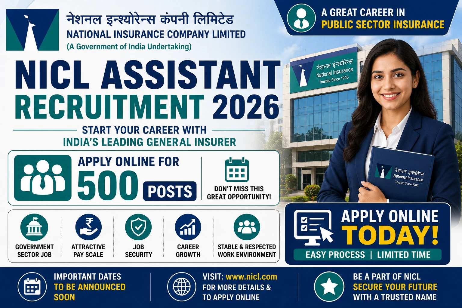 NICL Assistant Recruitment 2026