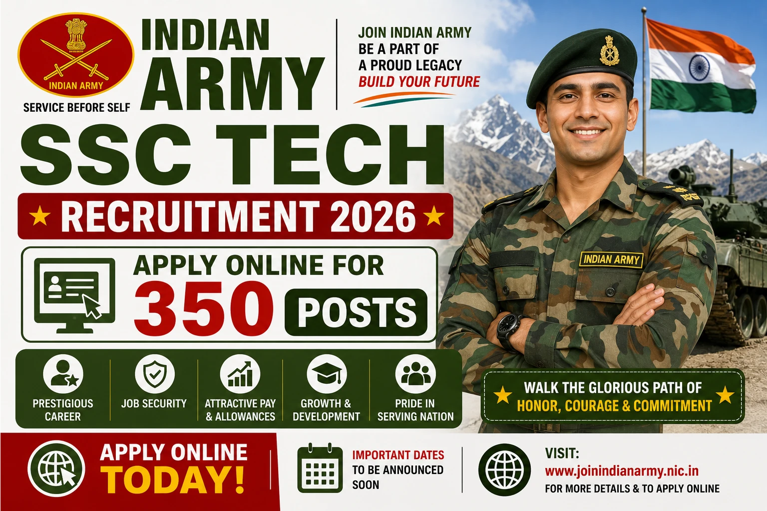 Indian Army SSC Tech Recruitment 2026
