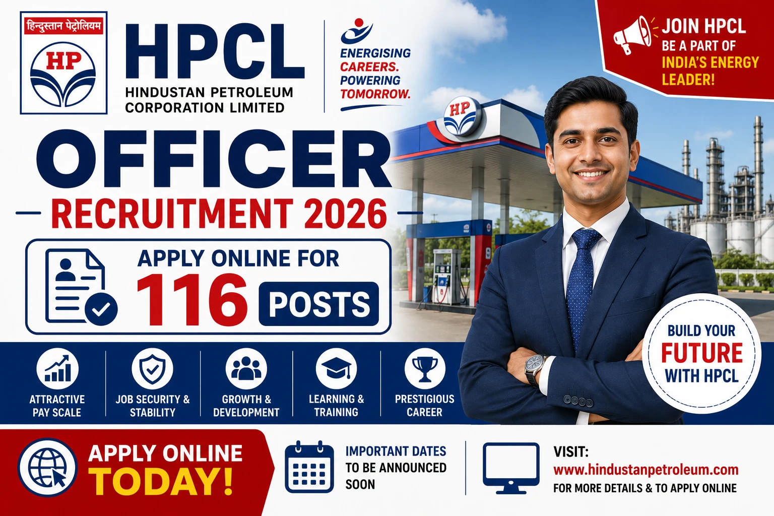 HPCL Junior Executive and Professionals Recruitment 2026