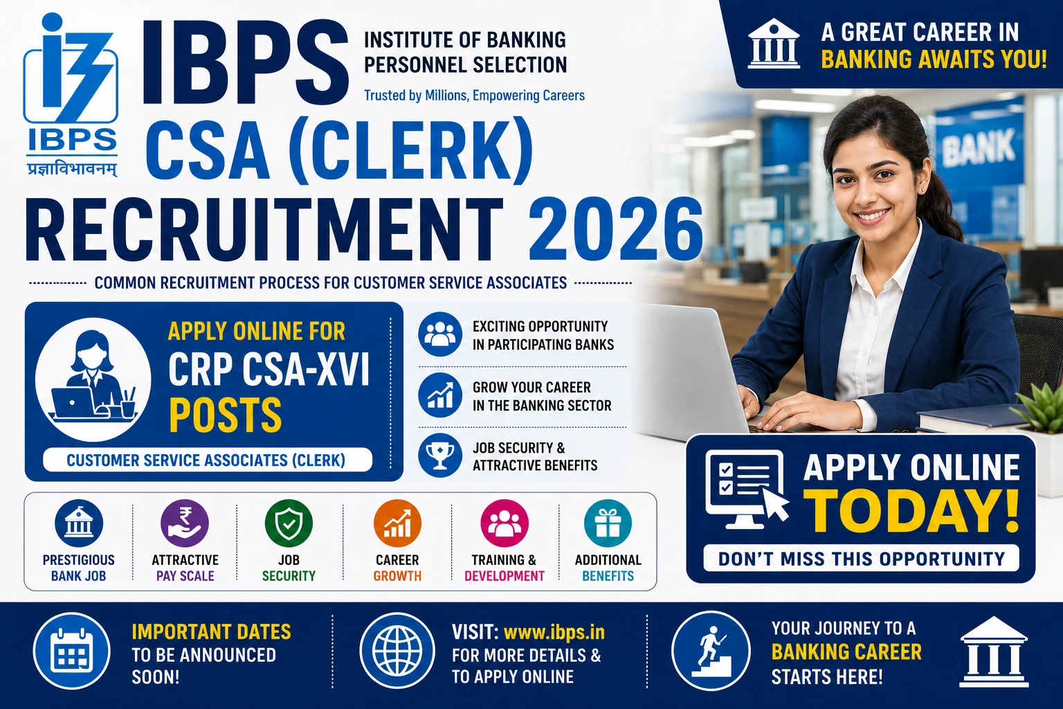 IBPS CSA (Clerk) Recruitment 2026