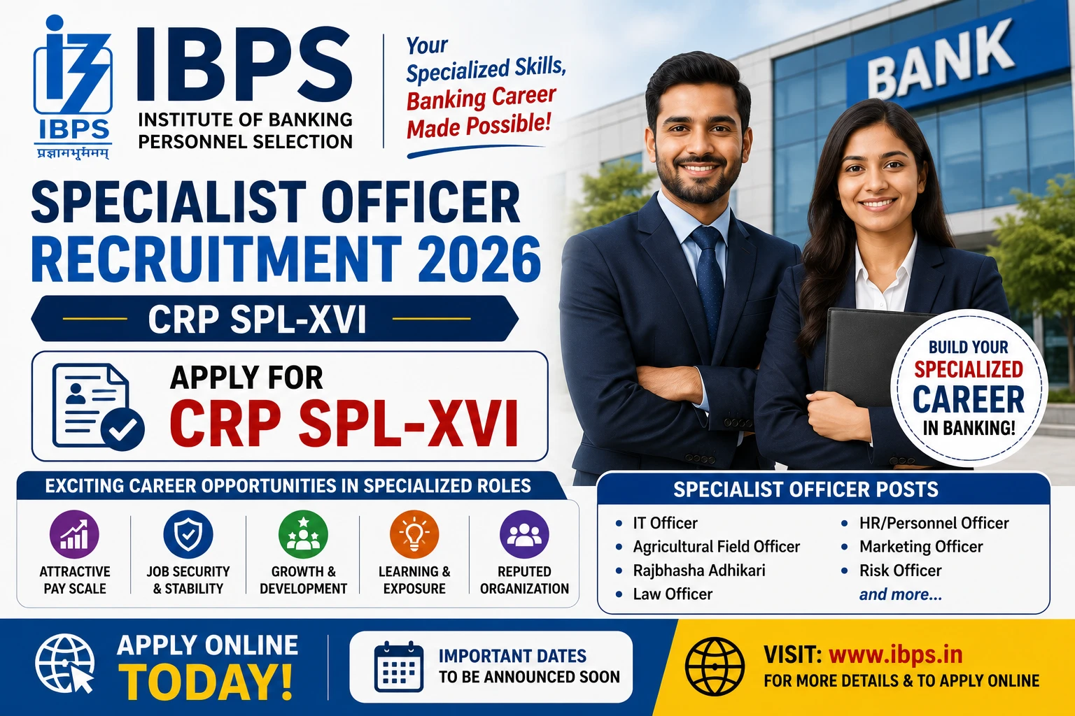 IBPS Specialist Officer Recruitment 2026