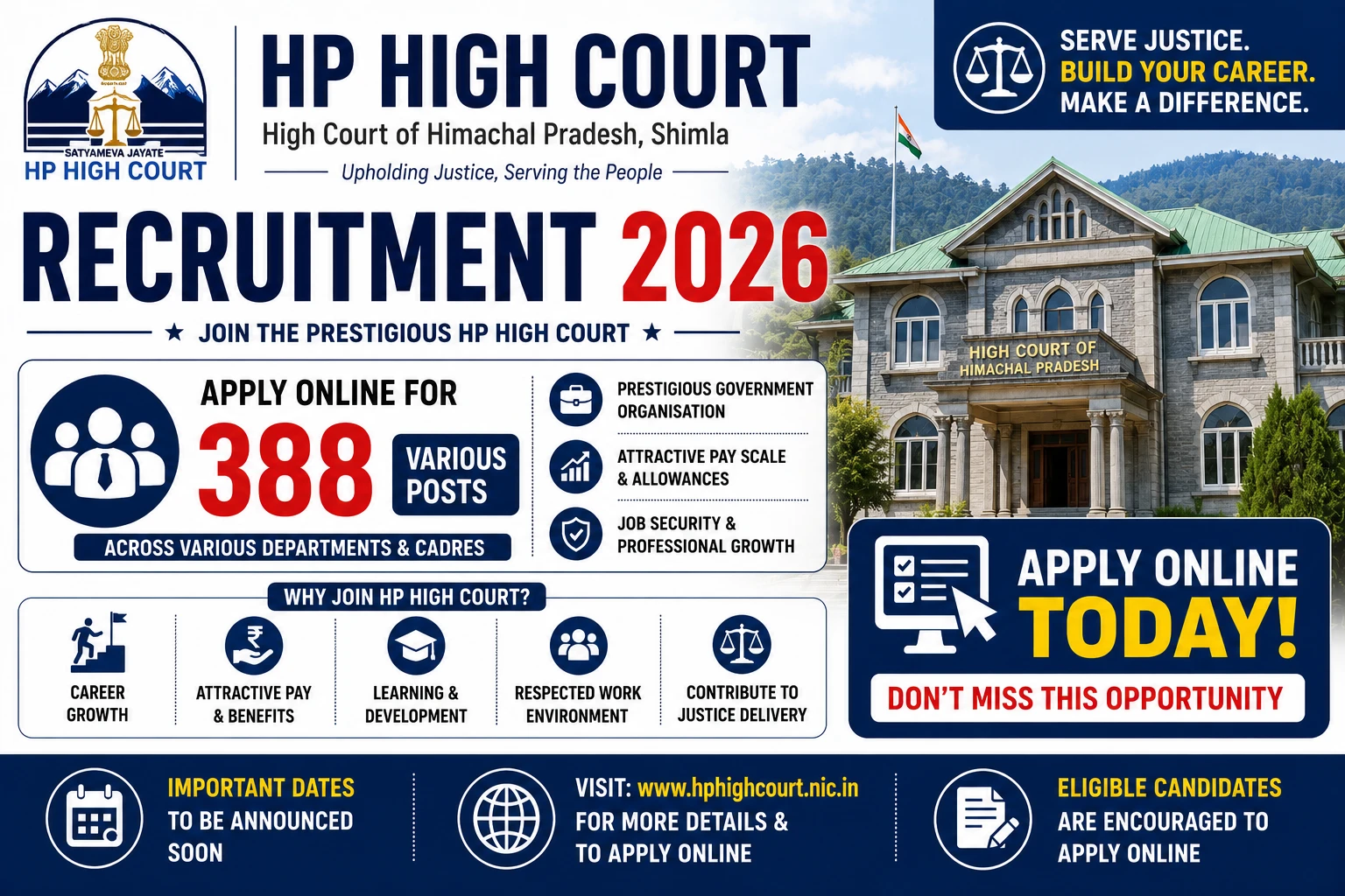 HP High Court Recruitment 2026